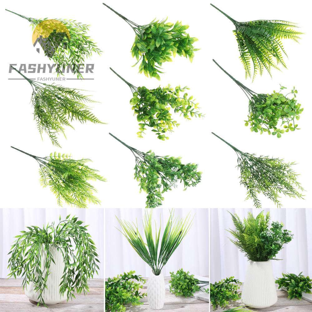 FASHYUNER Lá Cây Giả Trang Trí Nhà Cửa Chất Lượng Cao
