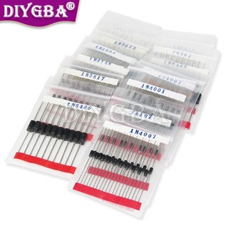 Bộ 200 linh kiện điện tử 1n4148 1n4001 1n4004 1n4007 1n5817 1n5819 rl207 fr207 fr107uf4007 1n5404 1n5406 1n5408 1n582214