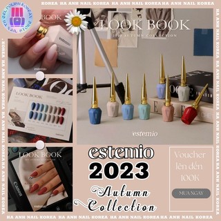 "2023 Autumn Collection 8 colors - estemio ": Set sơn Gel cao cấp Hàn Quốc công nghệ Oxygen full set 8 màu mùa thu 2023