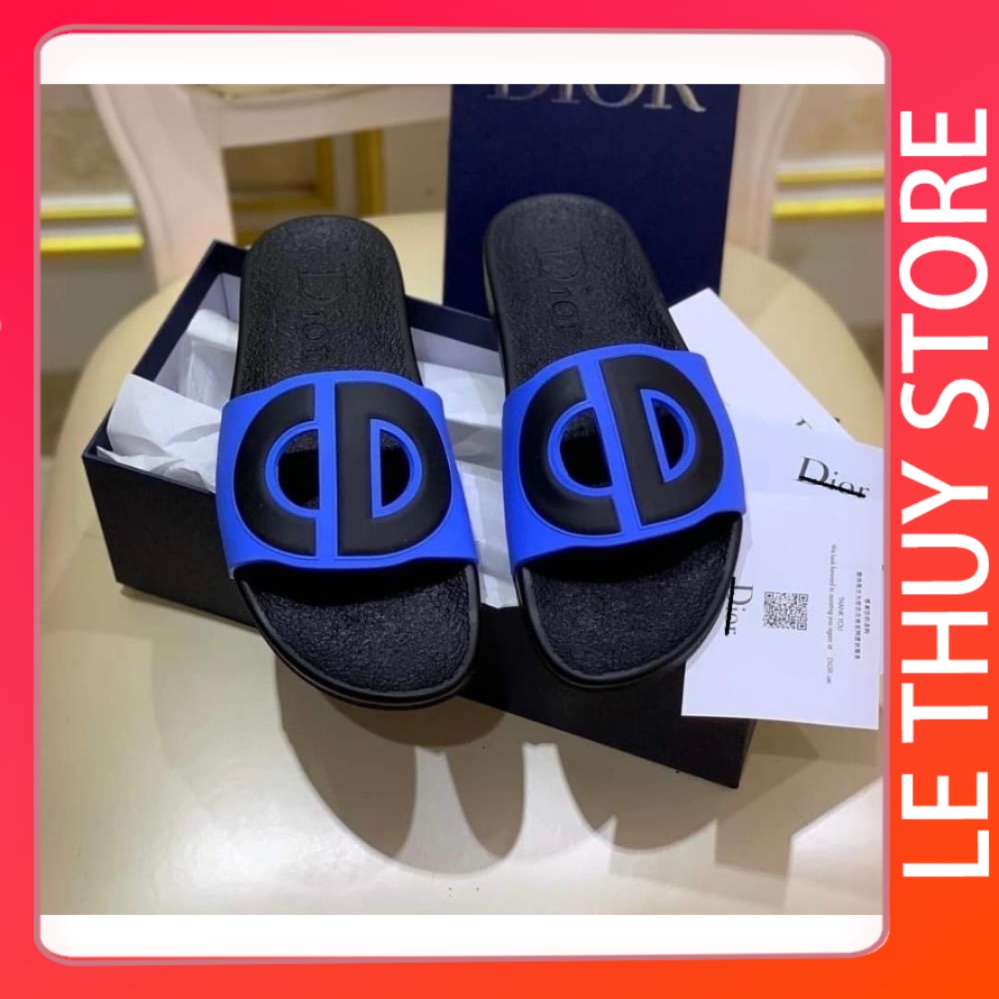 Dép nam nữ quai ngang CD full màu dép đế dày chống trơn trượt HOT TREND  - LỆ THỦY STORE