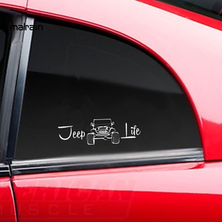 Miếng Dán Trang Trí Thân Xe jeep life