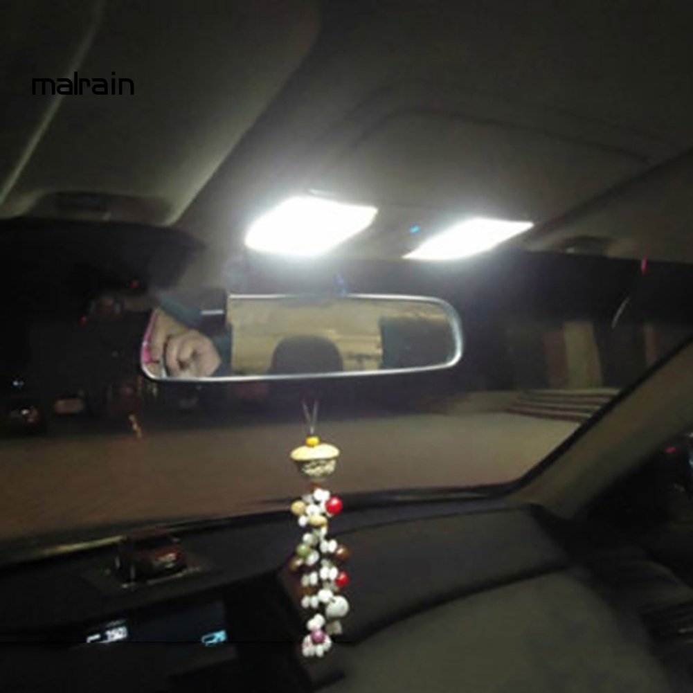 Bộ 2 Đèn led cob 12v Ánh Sáng Trắng Chuyên Dụng Cho Nội Thất Xe Hơi