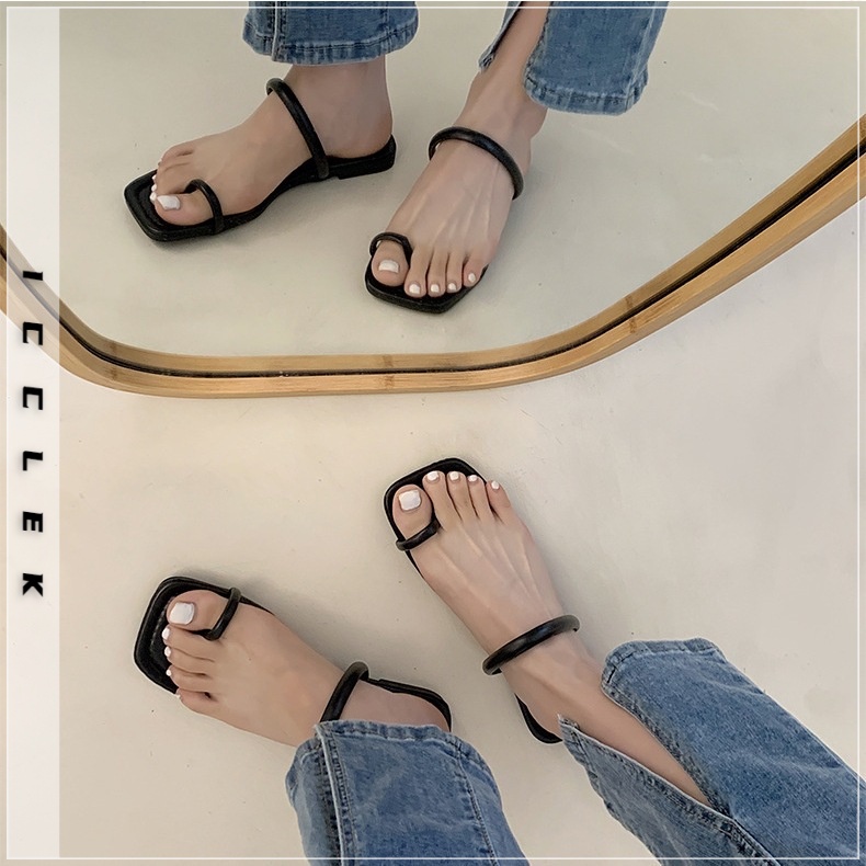 ICCLEK  dép kiểu nữ đi chơi dép thoáng khí Mềm Mại B90H2NU 34Z230822