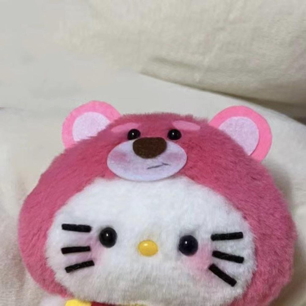 Willis Thú Nhồi Bông Thủ Công Hình Mèo kt Dâu Tây Sản Phẩm Hoàn Thiện Tinh Tế Thủ Công Cho unisex