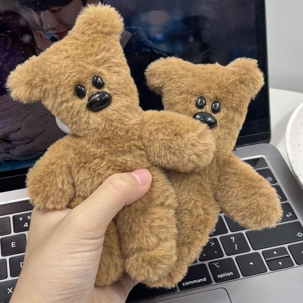 Shanhai teddy Gấu Bông Hoạt Hình Mềm Mại Có Móc Khóa Sáng Tạo Vui Nhộn Phong Cách Hàn Quốc