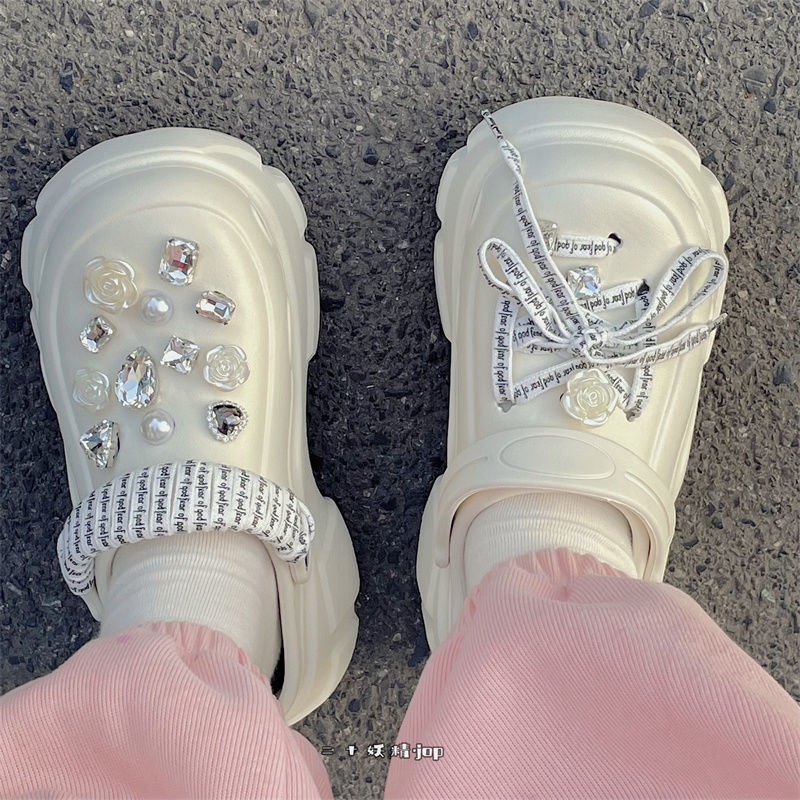 HHH Dép CROSS 5CM dép Sandal nữ Mùa hè Đế Dày thoải mái Xinh Xắn  B91H0Y5 34Z230822