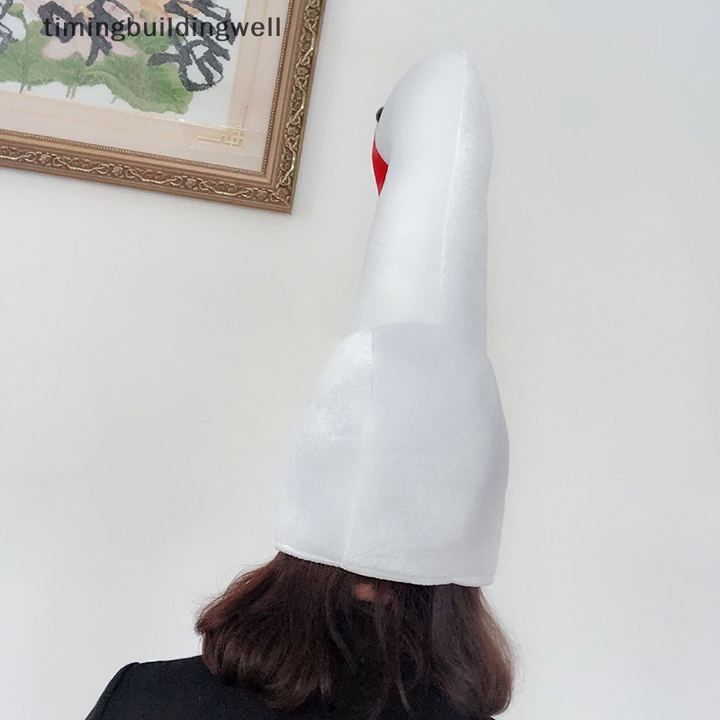 Twvn Mũ Trùm Đầu Hóa Trang halloween Hình Con Ngỗng Bằng Lông Nhung Dễ Thương Xinh Xắn