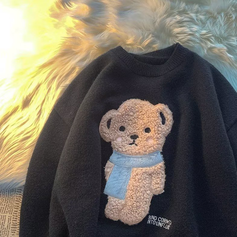 Áo Len Đan Tay Dài Phong Cách Hàn Quốc Thời Trang Cho Nam Và Nữ