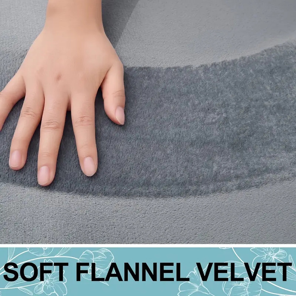 Thảm Lót Sàn Mềm Mại Chống Trượt Thấm Hút Tốt Cho Phòng Tắm / Nhà Bếp