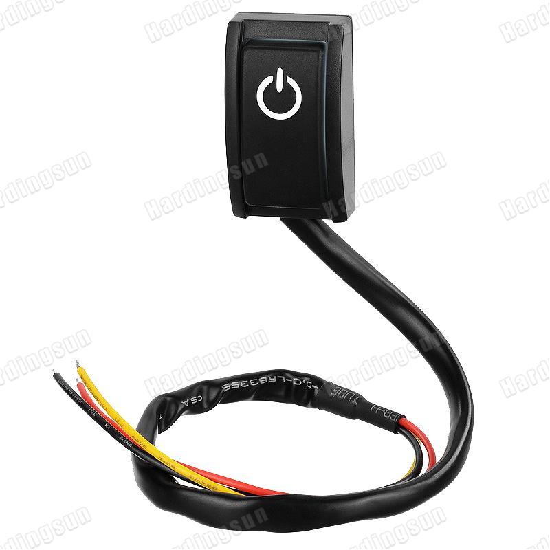 Jtron Công Tắc Nút Bật / Tắt Đèn / Đèn Xi Nhan dc 12v / 200ma Cho Xe Hơi
