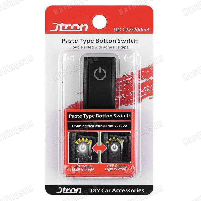 Jtron Công Tắc Nút Bật / Tắt Đèn / Đèn Xi Nhan dc 12v / 200ma Cho Xe Hơi