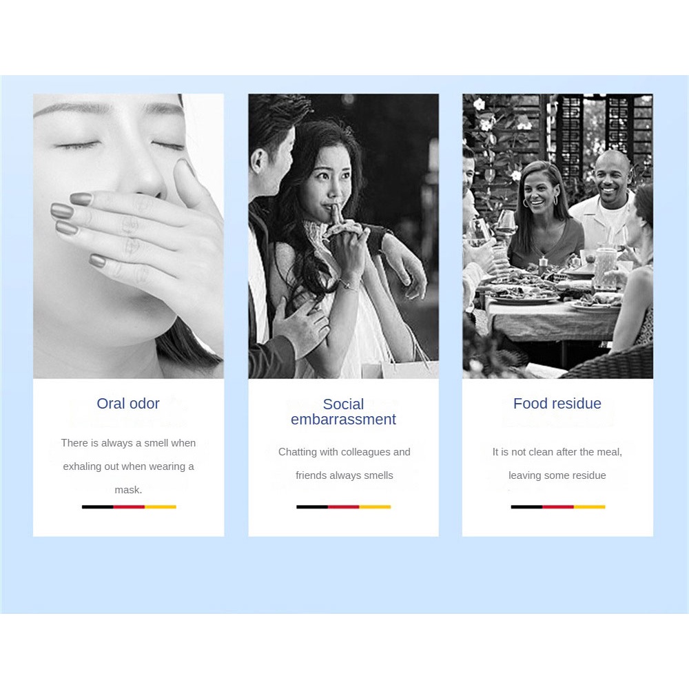 Viên kem đánh răng dạng rắn Danshuer Probiotic dành cho người lười di động Kem đánh răng nhai không cần súc miệng Hơi thở thơm mát