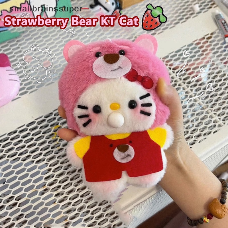 Smallbrainssuper sanrio Thú Nhồi Bông Hình hello kitty Sáng Tạo Có Móc Khóa Thu Âm Dùng Làm Quà Tặng Lễ Hội sbs