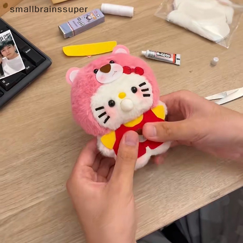 Smallbrainssuper sanrio Thú Nhồi Bông Hình hello kitty Sáng Tạo Có Móc Khóa Thu Âm Dùng Làm Quà Tặng Lễ Hội sbs