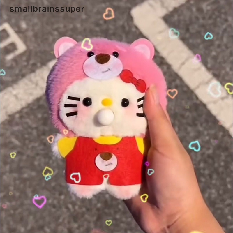 Smallbrainssuper sanrio Thú Nhồi Bông Hình hello kitty Sáng Tạo Có Móc Khóa Thu Âm Dùng Làm Quà Tặng Lễ Hội sbs