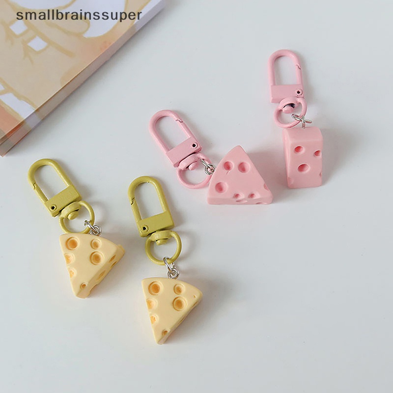 Smallbrainssuper Móc Khóa Hình Miếng Phô Mai Ngọt Ngào Dễ Thương sbs