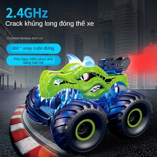 Đồ chơi khủng long xe leo núi điều khiển từ xa có đèn