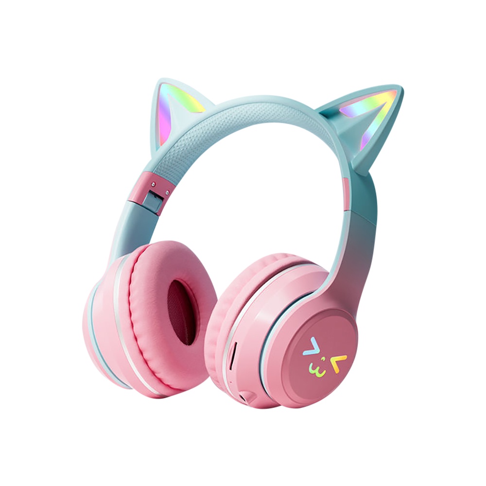 Tai Nghe bluetooth bt612 Hình Tai Mèo Dễ Thương