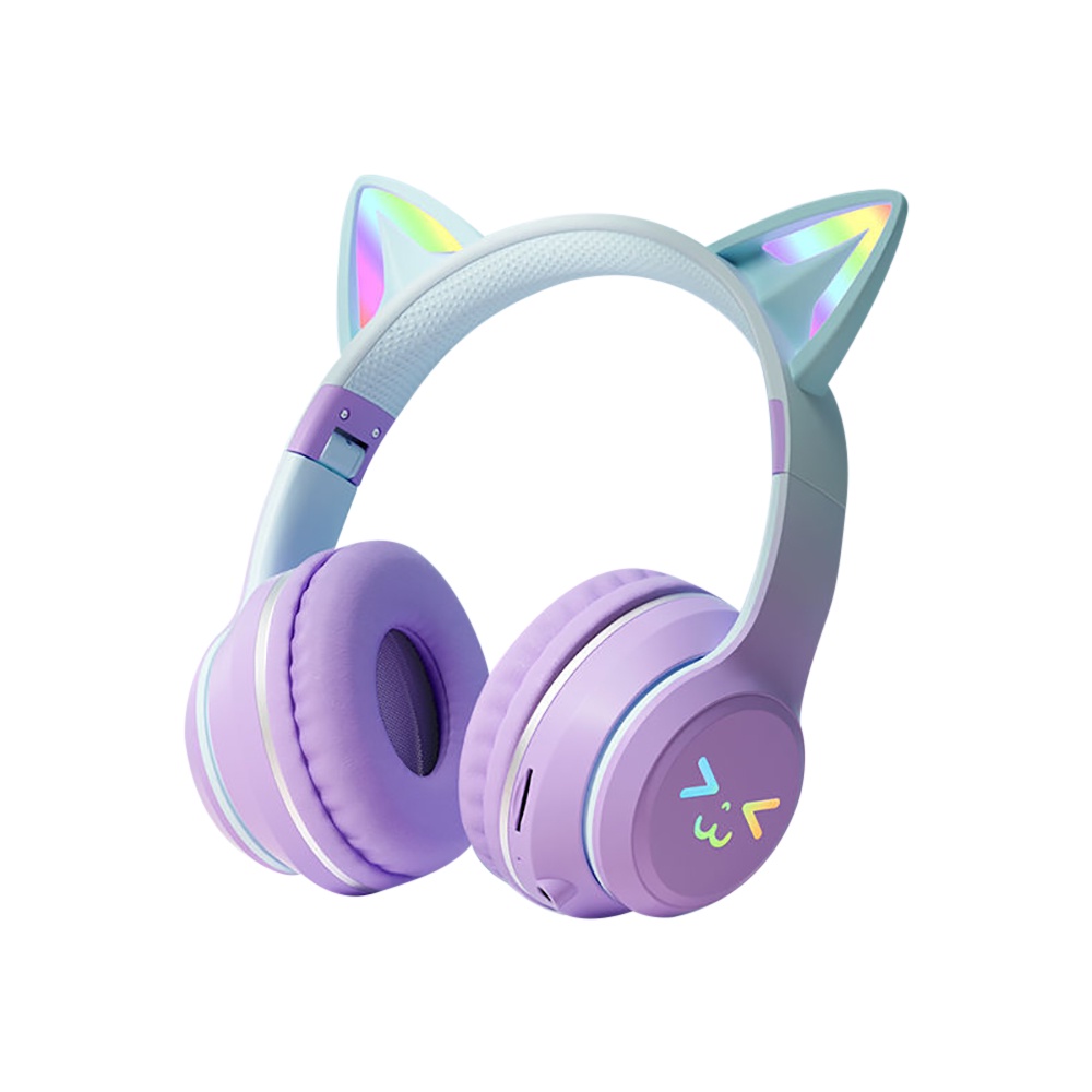 Tai Nghe bluetooth bt612 Hình Tai Mèo Dễ Thương