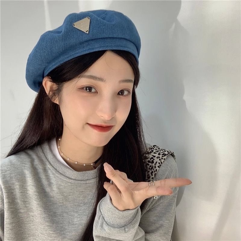 HÀNG  CÓ SẴN - Mũ Beret Phong Cách Cao Bồi Thời Trang Mùa Hè Dễ Phối Đồ