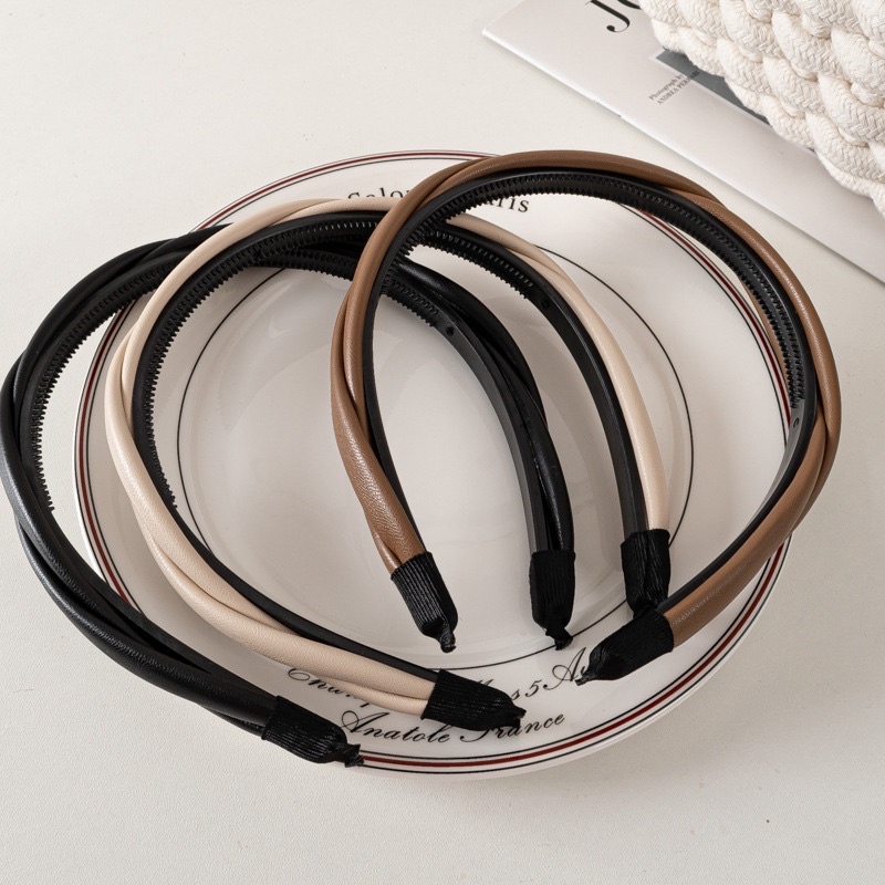 Băng đô da xoắn phong cách hàn Quốc