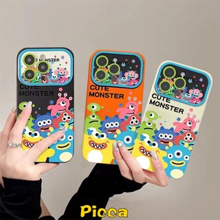 Dễ Thương Ốp Điện Thoại Hình Quái Vật Vui Nhộn Cho iphone 7 8 6 6s 15 plus xr x xs max se 2020 11 15 13 14 12 pro max 7plus