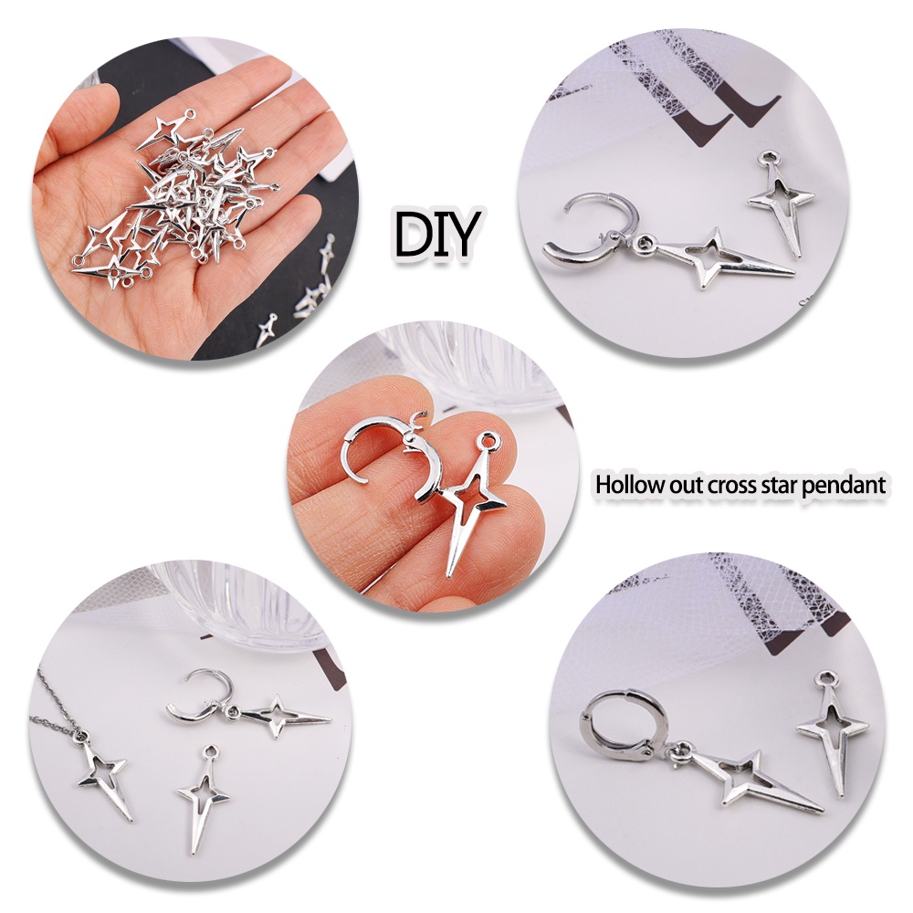 Set 40 / 50 Mặt Vòng cổ Hình Ngôi Sao / Trái Tim Đơn Giản Thời Trang