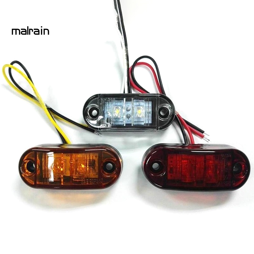 Bộ Đèn led Tín Hiệu Chống Thấm Nước 12 / 24v Dành Cho Ô Tô Xe Tải