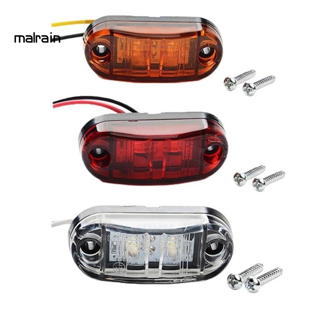 Bộ Đèn led Tín Hiệu Chống Thấm Nước 12 / 24v Dành Cho Ô Tô Xe Tải