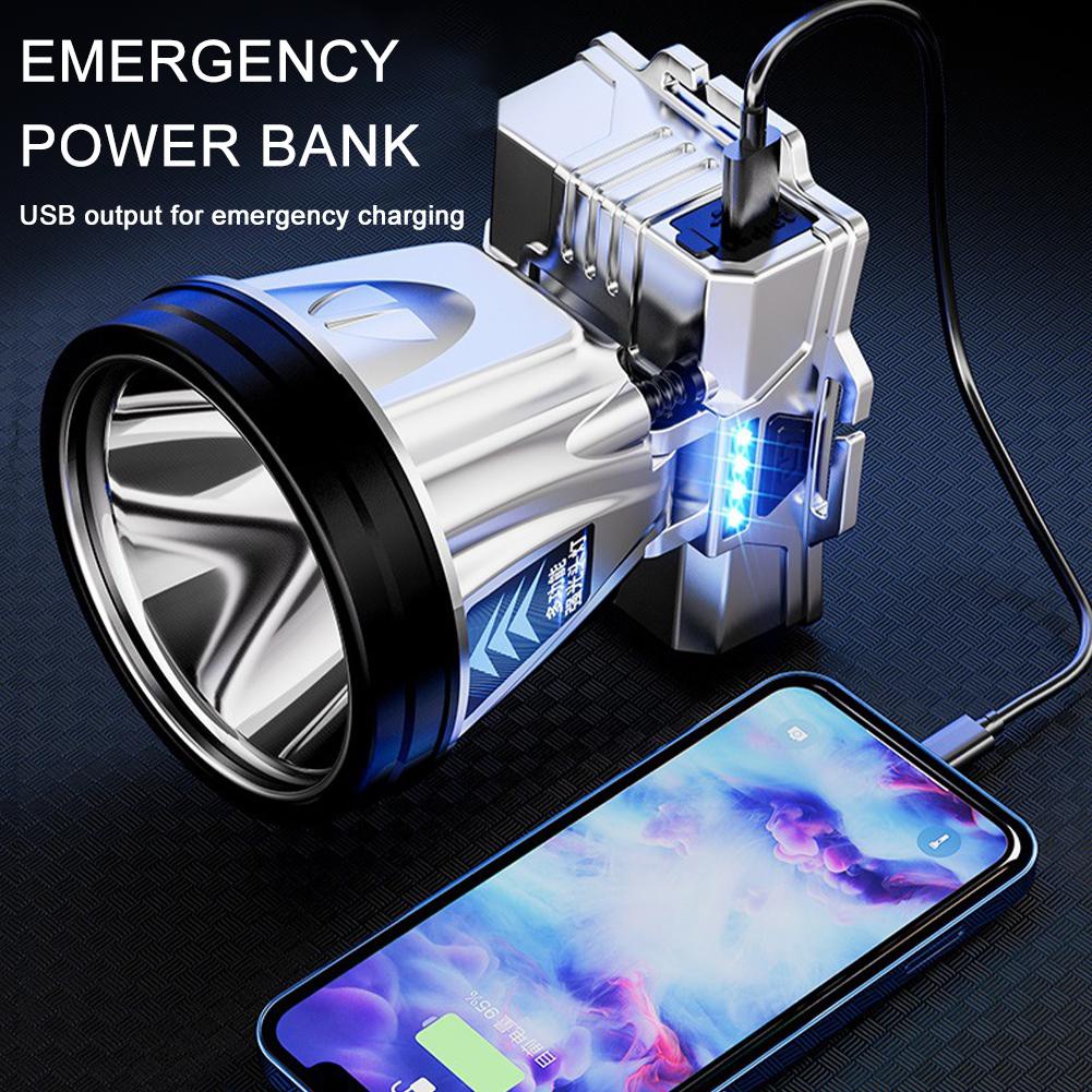 Đèn Pin Đội Đầu Công Suất Cao Có Thể Sạc Lại Dùng Khi Đi Săn / Câu Cá Ngoài Trời