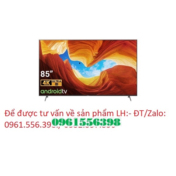 [Mới] Smart Tivi Sony 85 Inch KD-85X9000H 4K UHD &lt; Chính hãng BH:24 tháng tại nhà toàn quốc&gt;