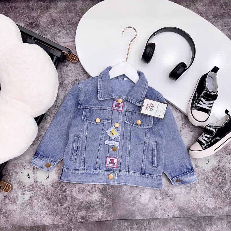 Áo khoác jean cho cả bé trai và bé gái