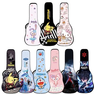 Túi đựng đàn ukulele 23-inch 24-inch dày dặn in họa tiết hoạt hình dễ thương