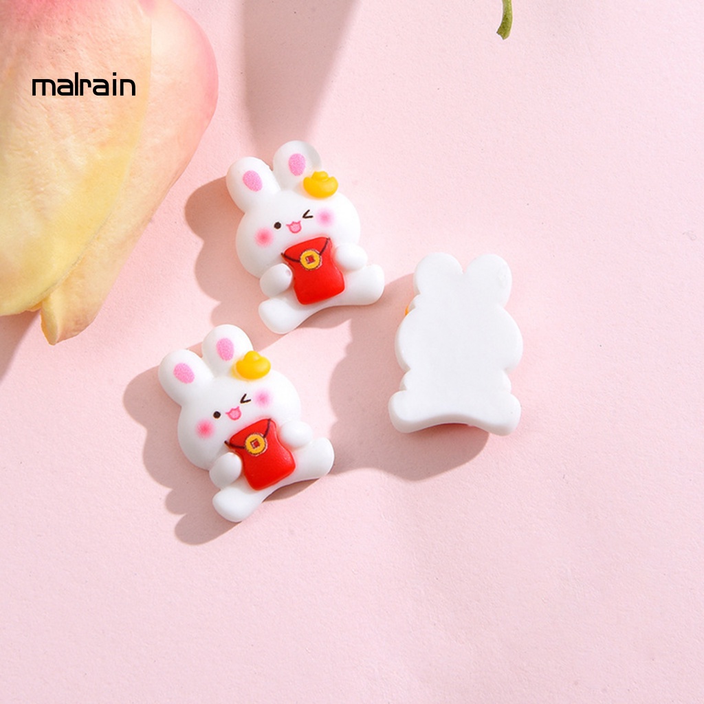 Vật Dụng Bằng Nhựa resin Hình Thỏ May Mắn Phong Cách Trung Hoa Trang Trí Nội Thất Xe Hơi