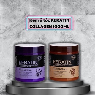 Dưỡng tóc Keratin Collagen 1000ml