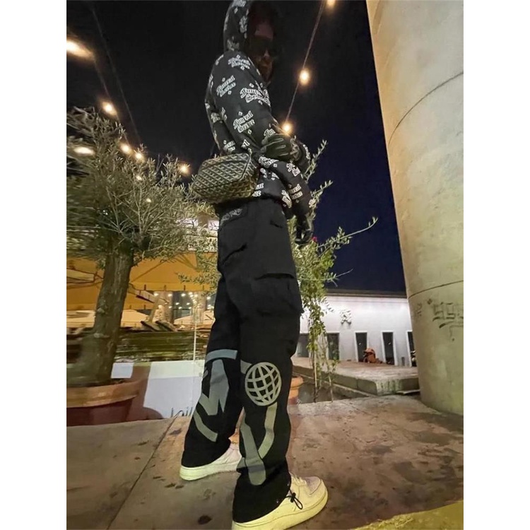 Minus Quần Jean baggy Hai Túi y2k Thời Trang Đường Phố 2023 Cho Nam