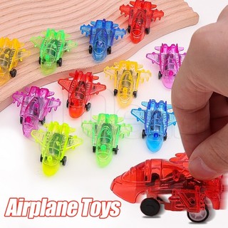 Trong suốt đồ chơi mô hình máy bay mini bằng nhựa cho bé