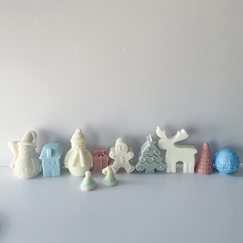 Khuôn Làm Nến silicone Hình Cây Thông Giáng Sinh