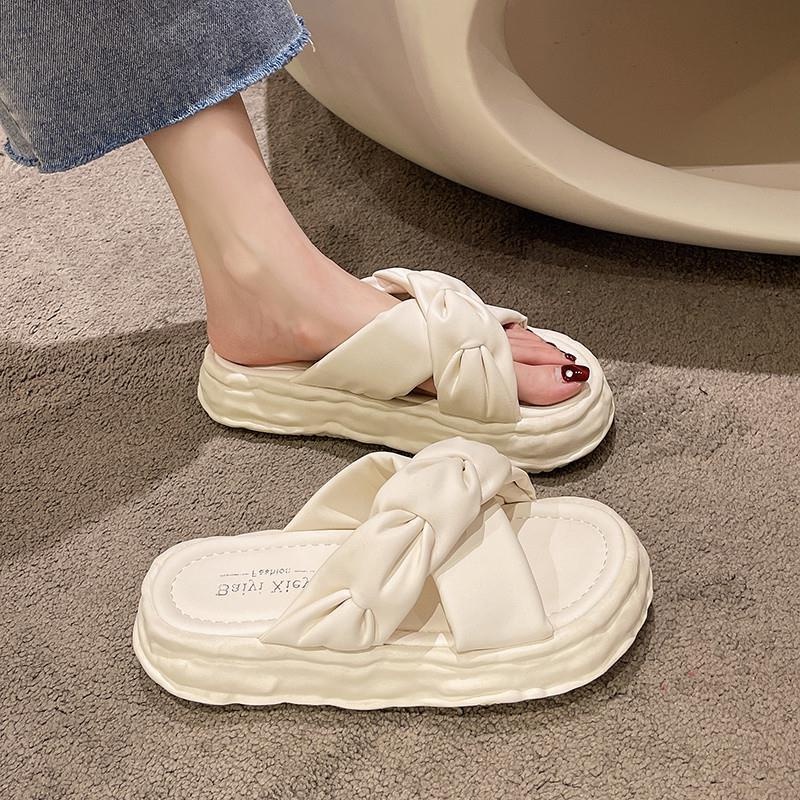 C＆S dép kiểu nữ đi chơi dép bánh mì Thoải Mái Xinh Xắn 21Z2351603