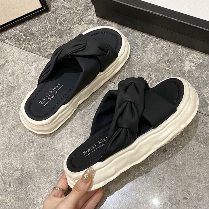 C＆S dép kiểu nữ đi chơi dép bánh mì Thoải Mái Xinh Xắn 21Z2351603