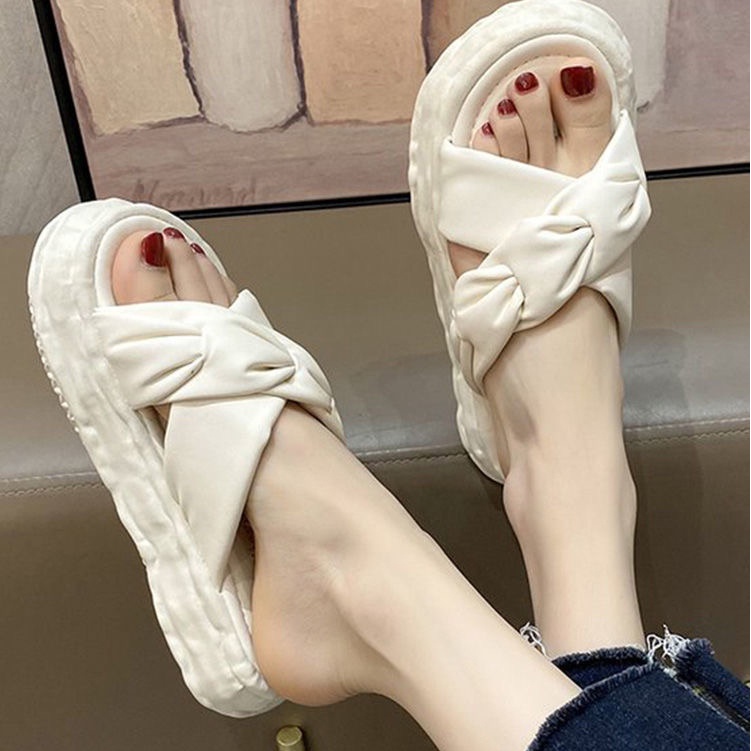 C＆S dép kiểu nữ đi chơi dép bánh mì Thoải Mái Xinh Xắn 21Z2351603