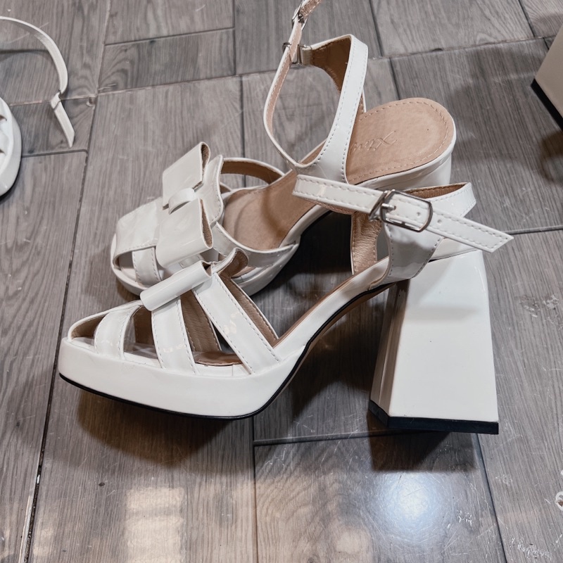 Sandal nơ quai rọ có đúp đôn 2cm và gót 9cm chuẩn size đẹp