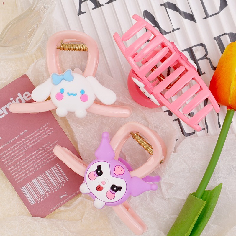Sanrio Kẹp Tóc Hình Cá Mập Dễ Thương Cho Nữ