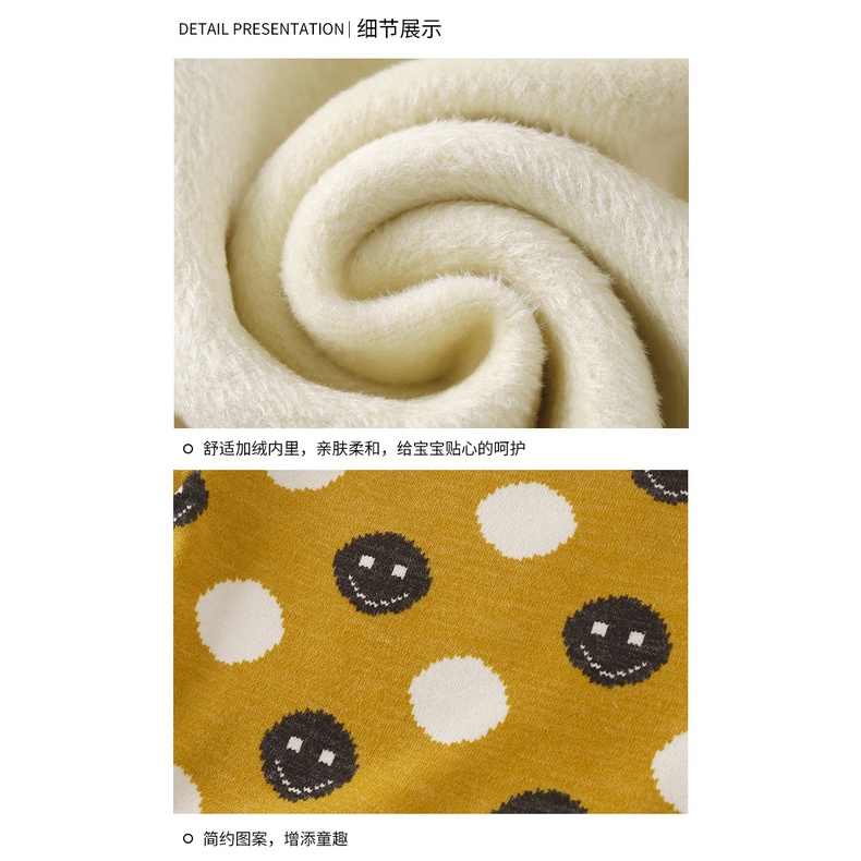 Áo sweater Tay Dài Chất Nỉ Dày Dặn Giữ Ấm Thời Trang Thu Đông Cho Bé Kích Thước 90-150cm