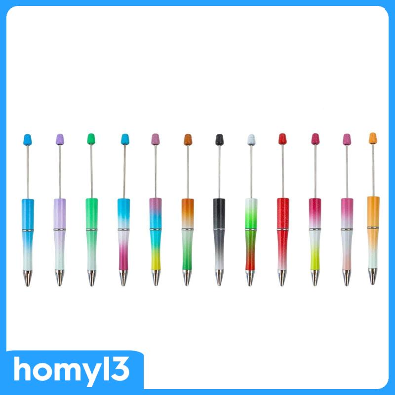 Set 12 Bút Xỏ Hạt Cườm Nhiều Màu Sắc