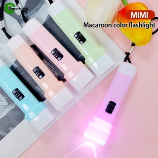 Đèn pin led mini bằng nhựa / móc khóa đồ chơi / đèn pin nút bấm cho tiệc sinh nhật trẻ em