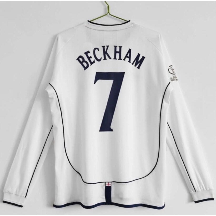 Áo Thun Bóng Đá Đội Tuyển beckham 2002 eng