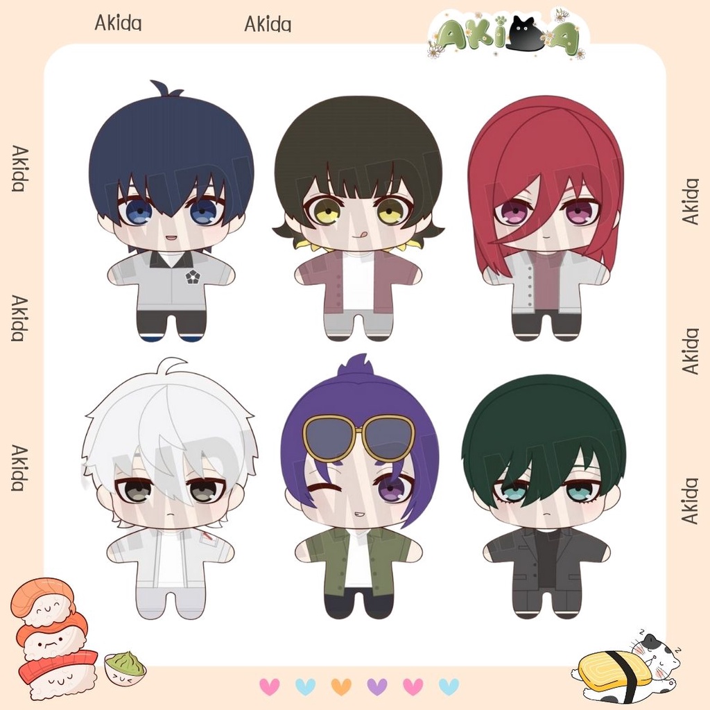 Đồ bông - Nuigurumi ver round 1 - Blue Lock