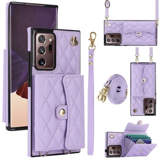 Mobile Bao Da Điện Thoại Có Ngăn Đựng Thẻ Và Dây Đeo Chéo Cho samsung s24 ultra s23 ultra s22 plus s21 plus s20 fe note20 ultra s25 plus s26 ultra