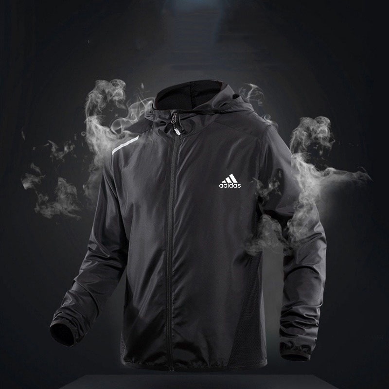 Áo Khoác Thể Thao Chống Tia uv Chống Thấm Nước Có Mũ Trùm Tiện Dụng Dành Cho Nam